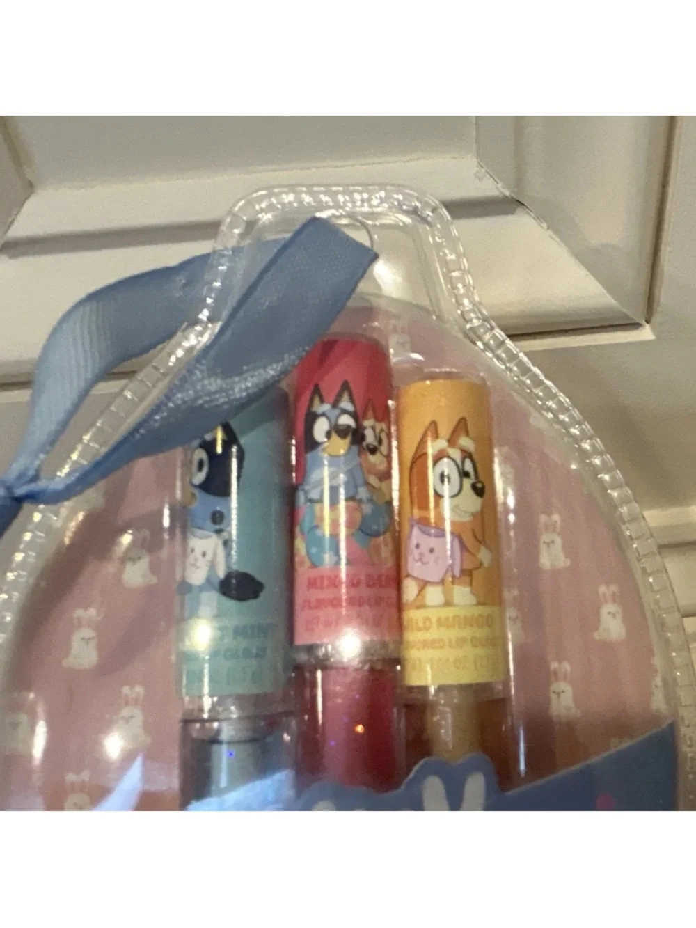 Bluey Assorted Flavors Lip Gloss & Lip Balm Sets Mixed Berry, Mango, Mint
